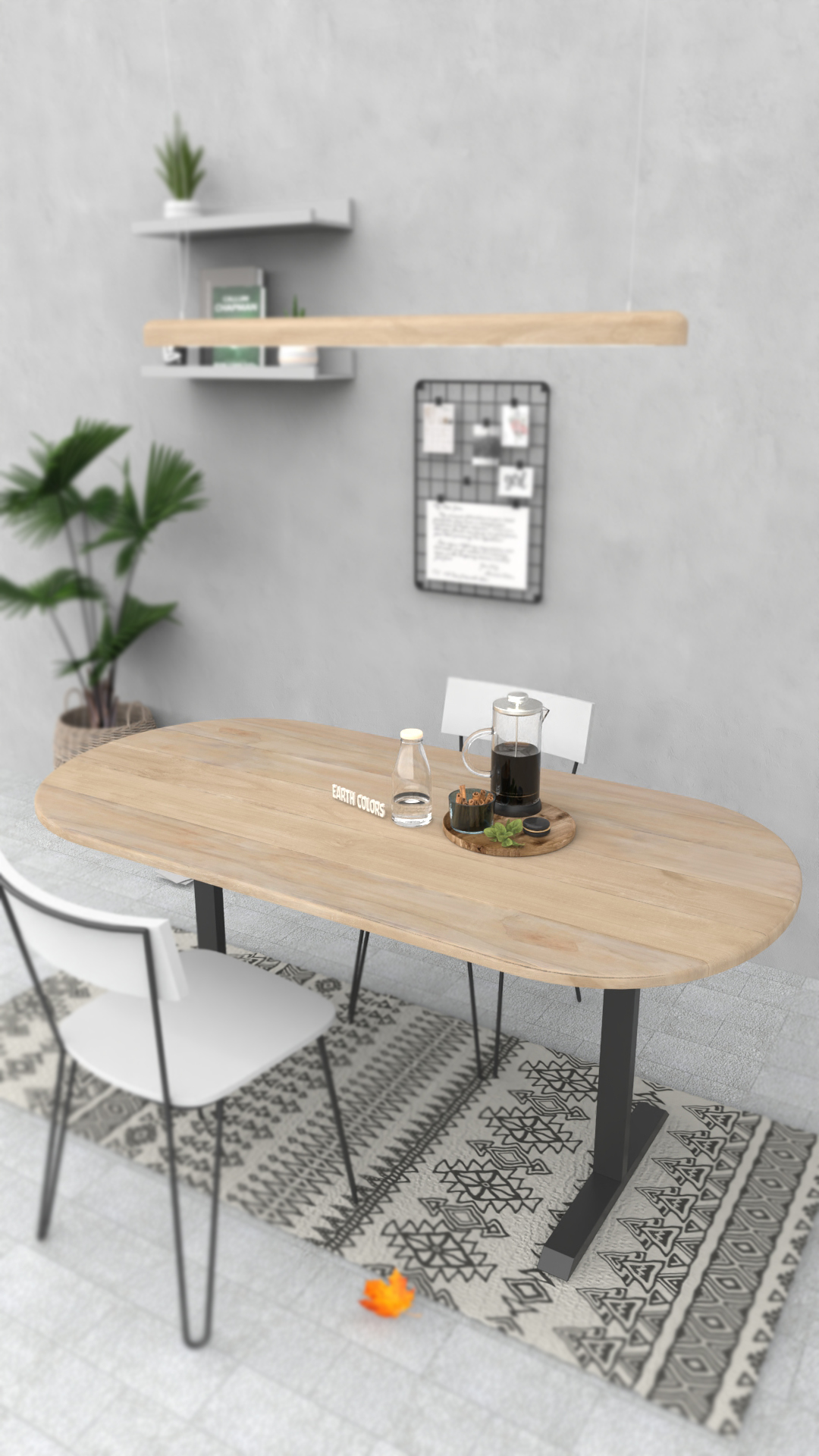 Enable EARTHCOLORS present to you just how to groove Wood table for kitchen