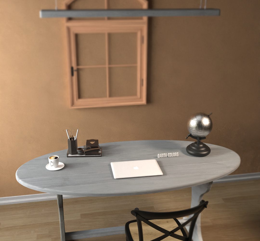 Wooden desk small