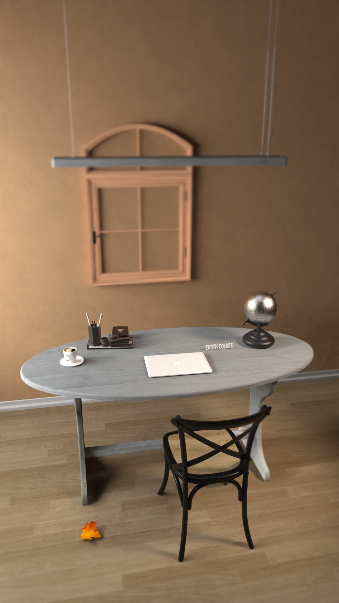 Wooden desk small