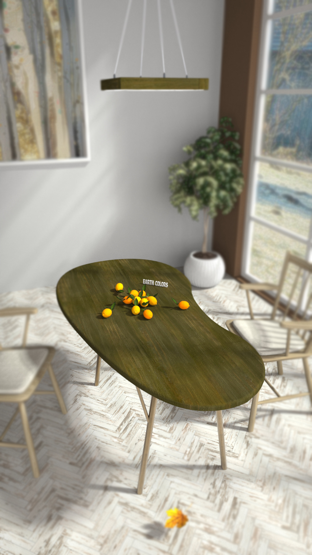 Wooden tables for children