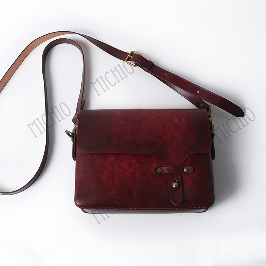 Patina leather belt bag for women crossbody leather bag womens