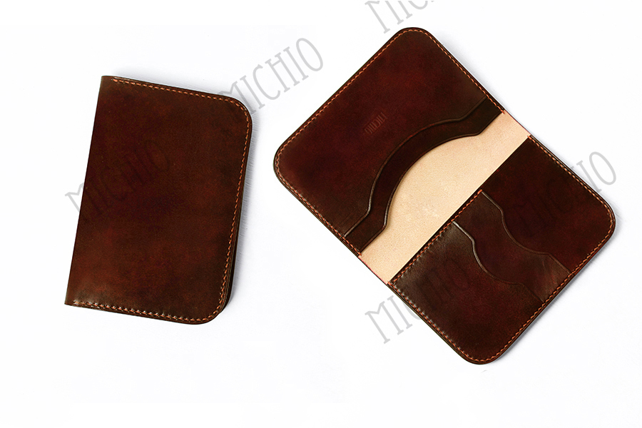 Patina leather passport holder for men mens leather passport wallet