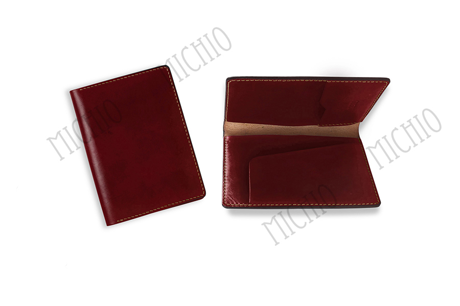 Patina leather travel document wallet mens leather travel wallet