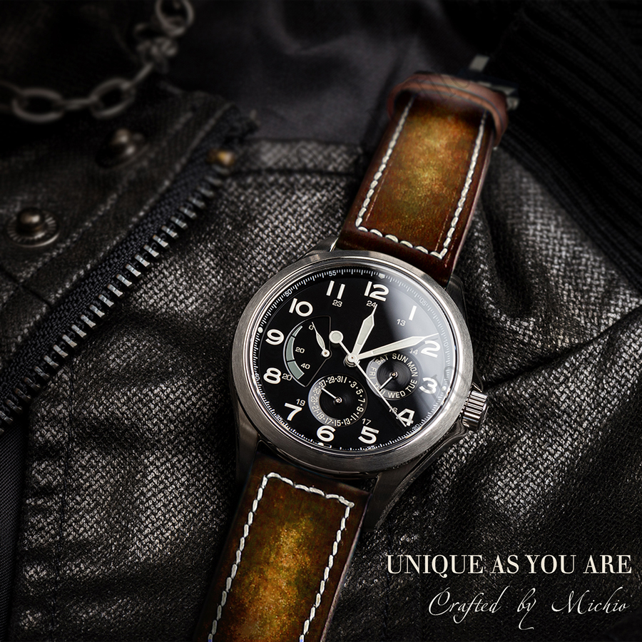 Patina leather watches for women