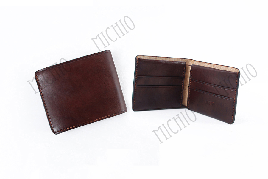 Patina mens leather coin wallet