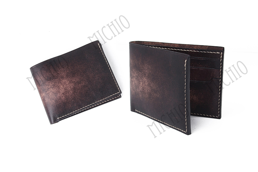 Patina men's leather front pocket wallet