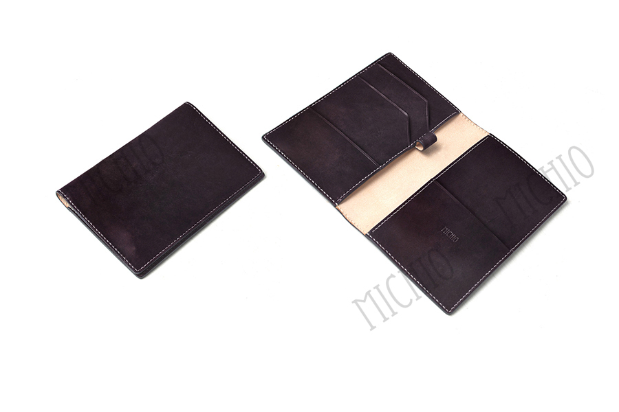 Patina mens leather travel wallet leather travel document holder 1