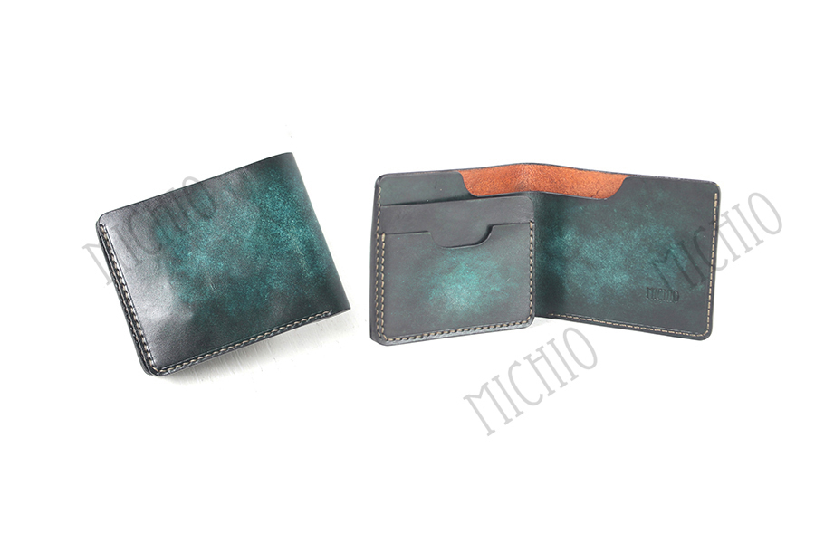 Patina mens minimalist leather wallet