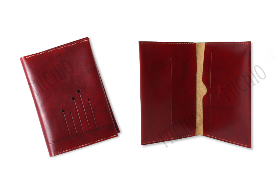 Patina men's passport wallets leather leather passport wallet for men 1