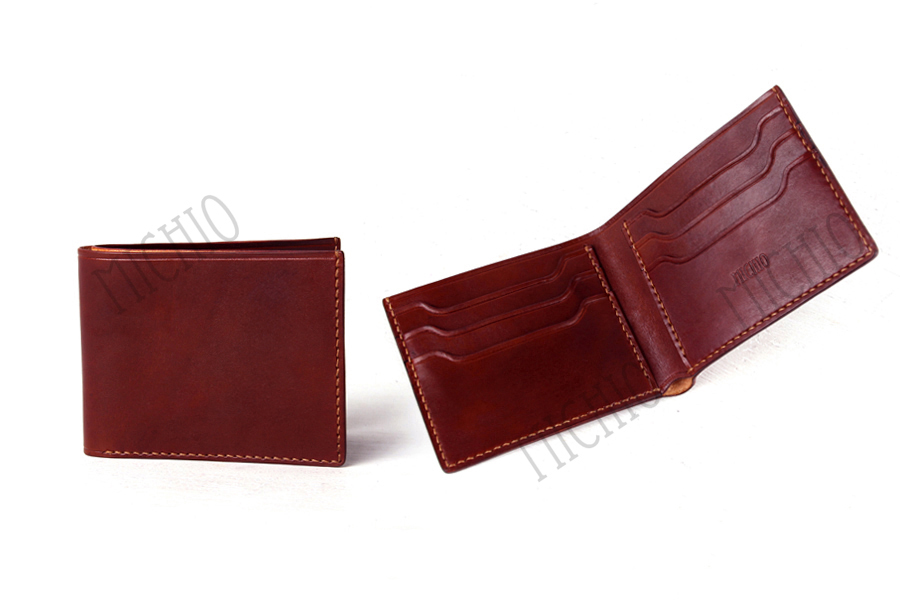 Patina personalized leather wallets for men