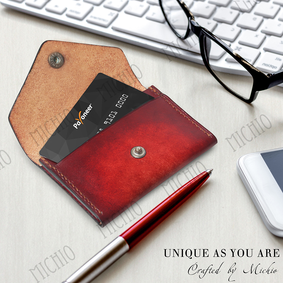 Patina pure leather card holder