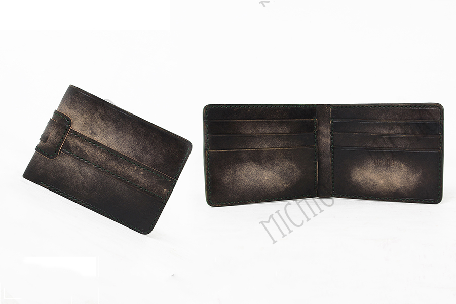 Patina pure leather wallet for men