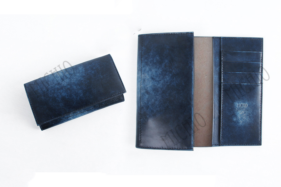 Patina real leather wallets