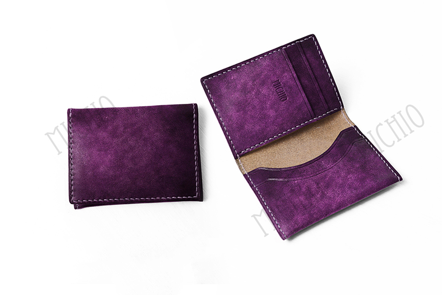 Patina slim leather card wallet