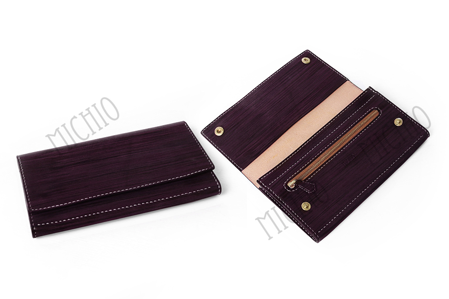 Patina slim womens leather wallet