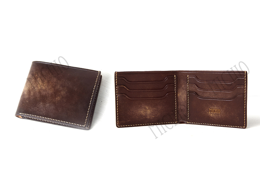 Patina small leather men’s wallets