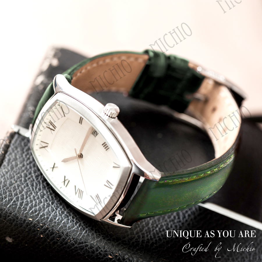 Patina smart watch leather strap