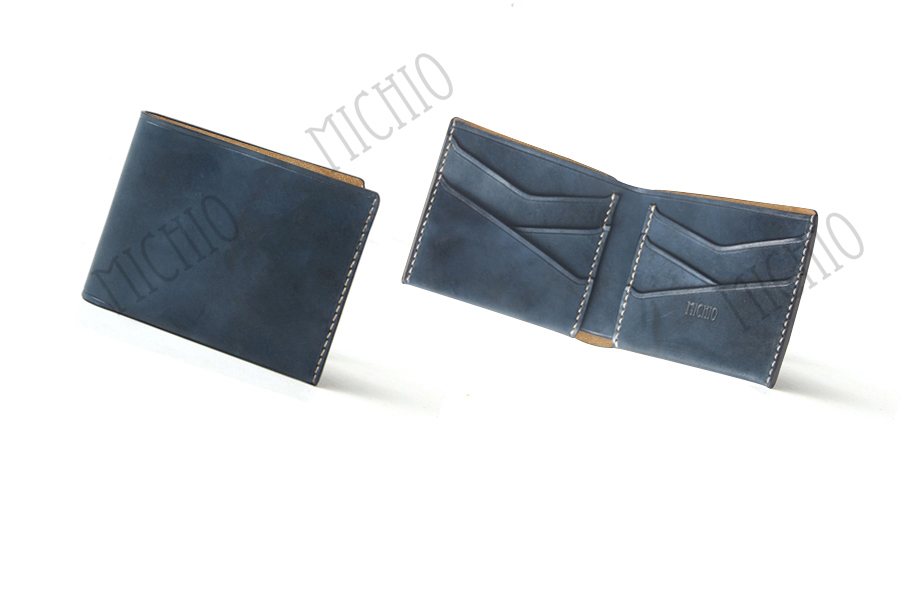 Patina soft leather wallet mens