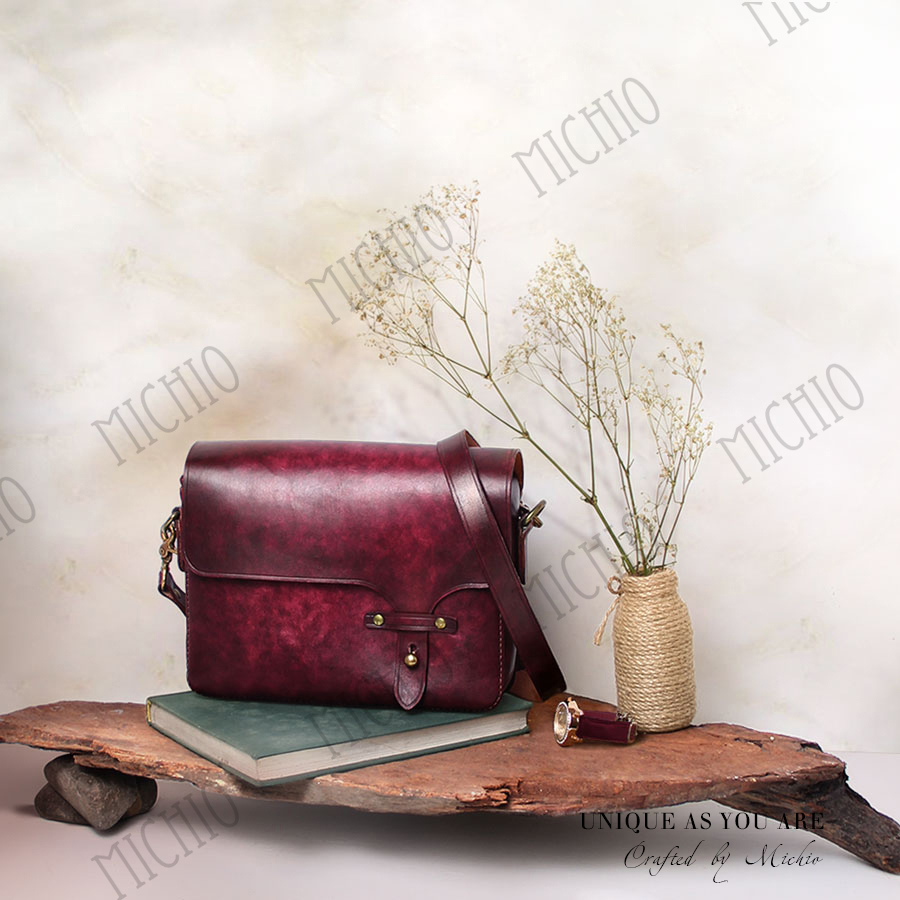 Patina womens leather belt bag womens leather satchel bag