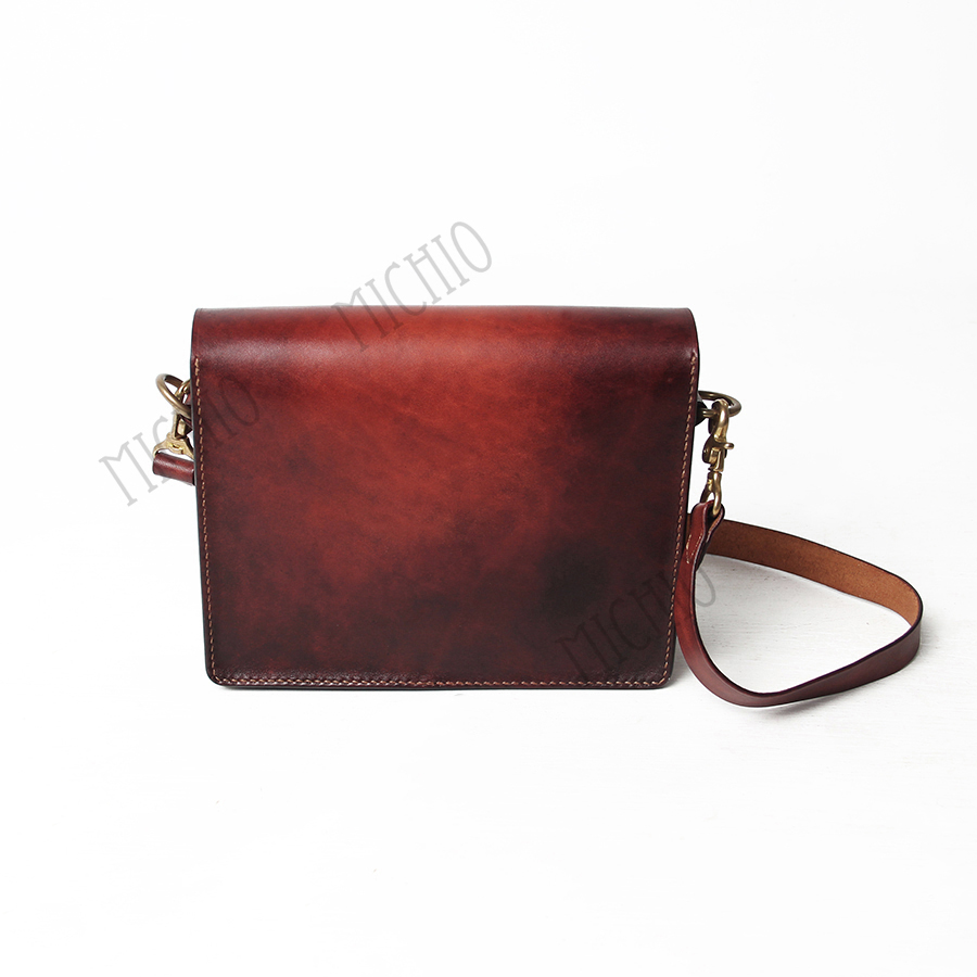 Patina womens leather crossbody bags leather duffle bag womens